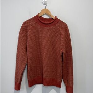 L.L.Bean Men's Signature Organic Cotton Rollneck Sweater Fair Isle size Medium